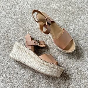 Soludos Minorca High Platform Espadrille Sandals Size 10